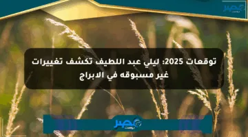 توقعات 2025: ليلى عبد اللطيف تكشف تغييرات غير مسبوقة في الأبراج